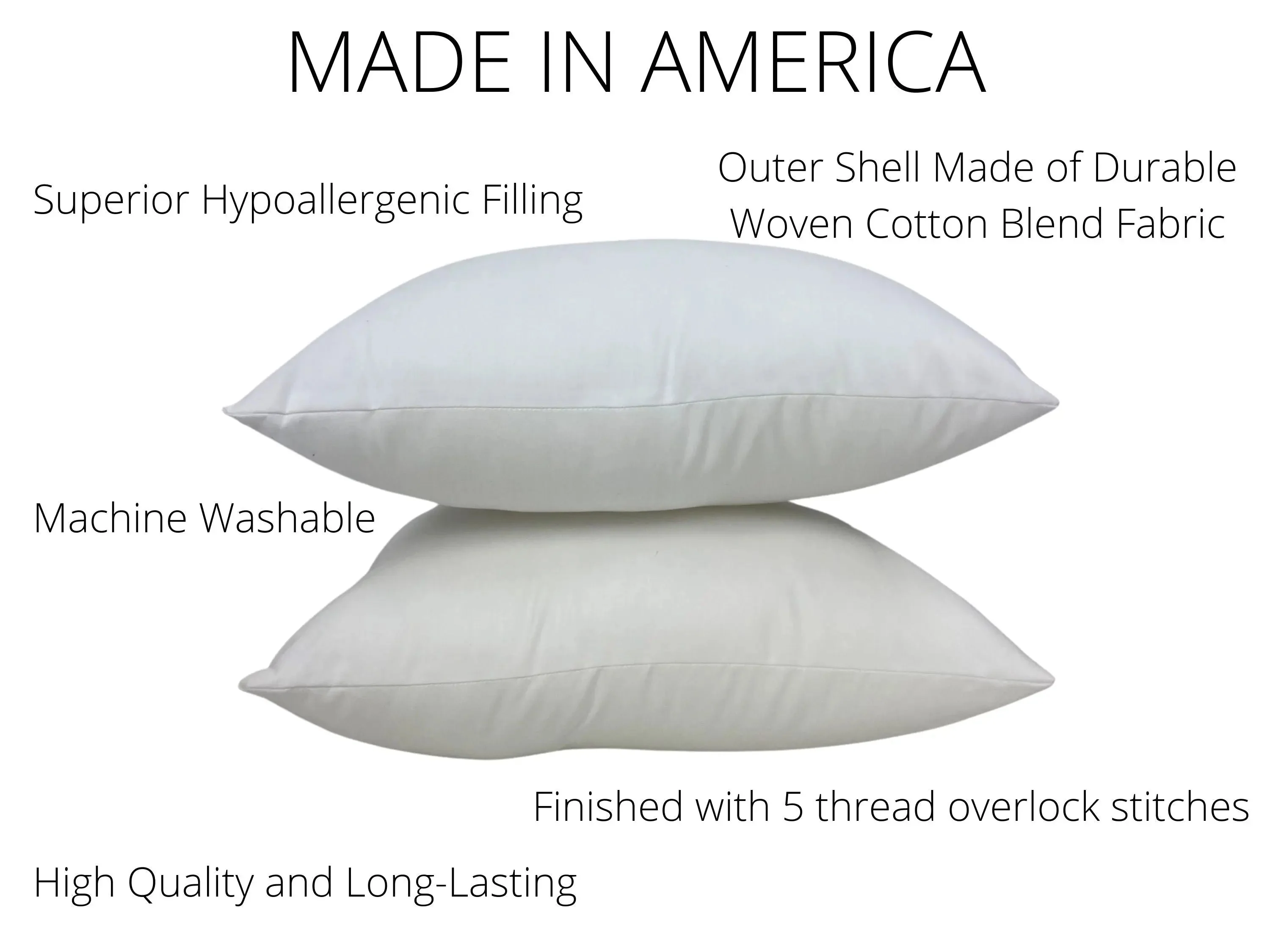 14x10 or 10x14 | Indoor Outdoor Hypoallergenic Polyester Pillow Insert | Quality Insert | Pillow Insert | Throw Pillow Insert | Pillow Form by UniikPillows - Image 2