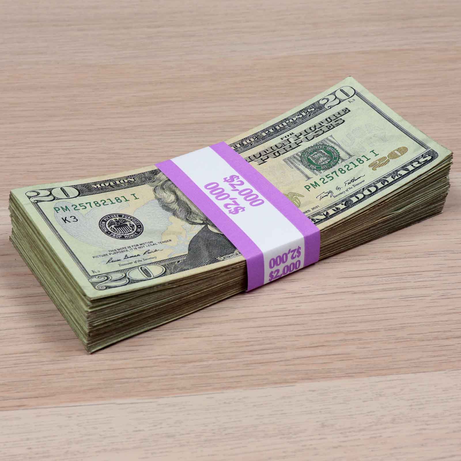 $2,000 ✔️RealAged™ Full Print New Series Stack by Prop Money Inc - Image 5