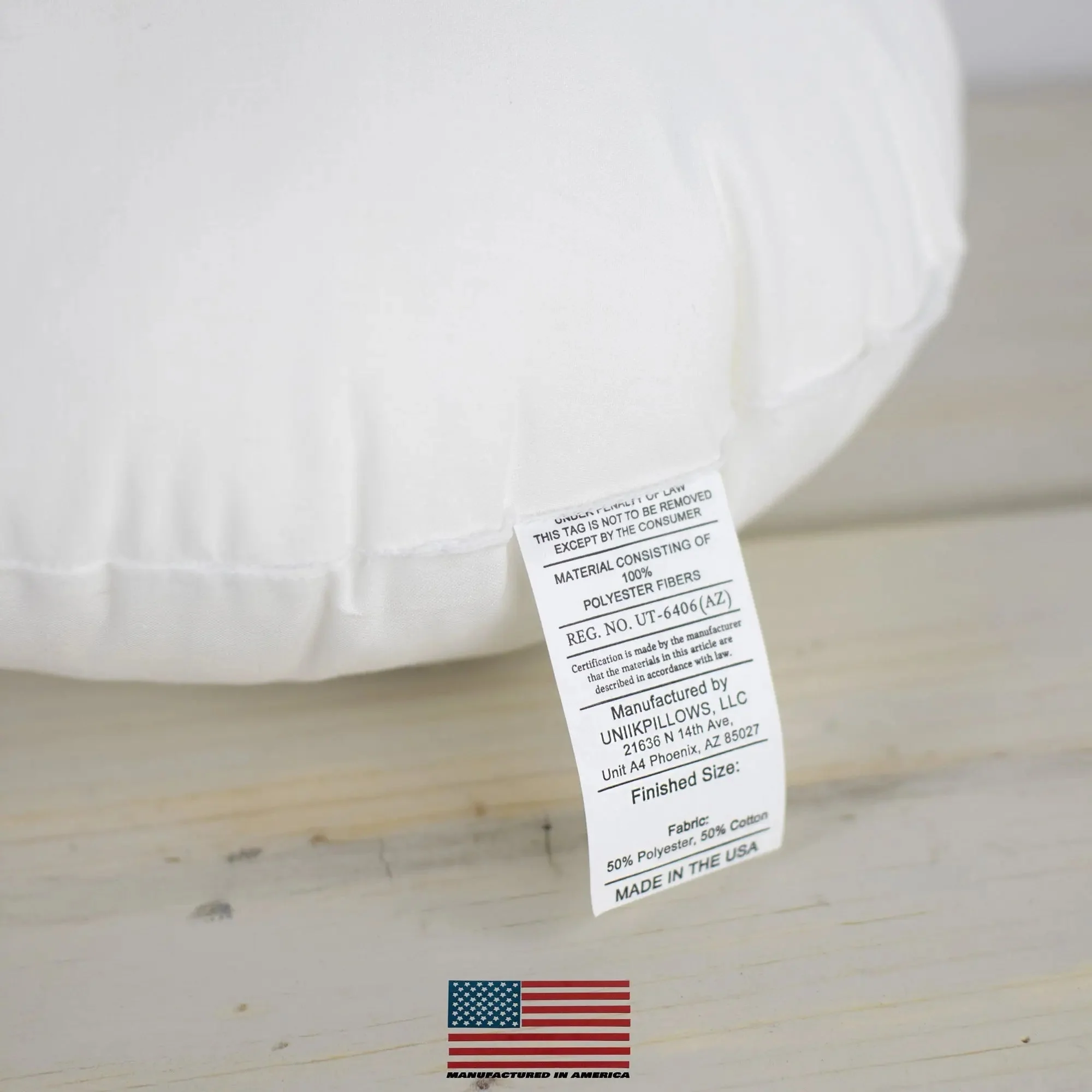 38" | Round Pillows Insert | Indoor Outdoor Hypoallergenic Polyester Pillow Insert | Quality Insert | Round Pillow Form | Round Pillow by UniikPillows - Image 4