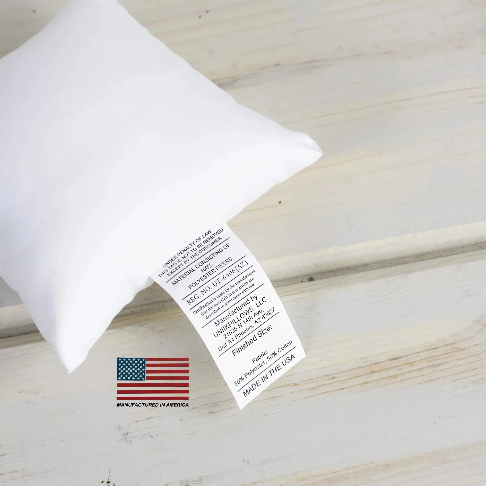 7x7 | Indoor Outdoor Hypoallergenic Polyester Pillow Insert | Quality Insert | Pillow Inners | Throw Pillow Insert | Square Pillow Inserts by UniikPillows - Image 4