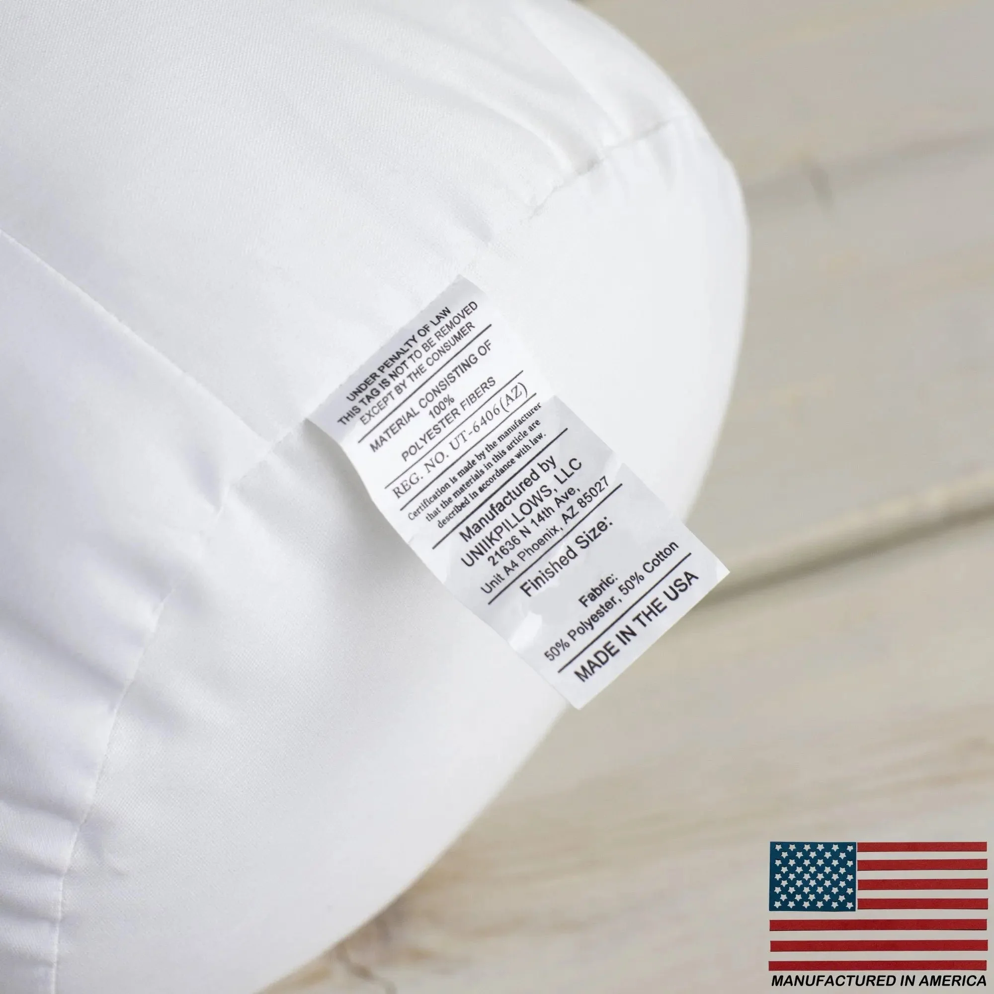 8x42 | Bolster Angel Hair Insert | Indoor Outdoor Down Alternative Hypoallergenic Pillow Insert | Quality Insert | Premium Insert by UniikPillows - Image 4