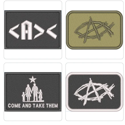 AnarchoChristian Morale Patch by Proud Libertarian - Image 3