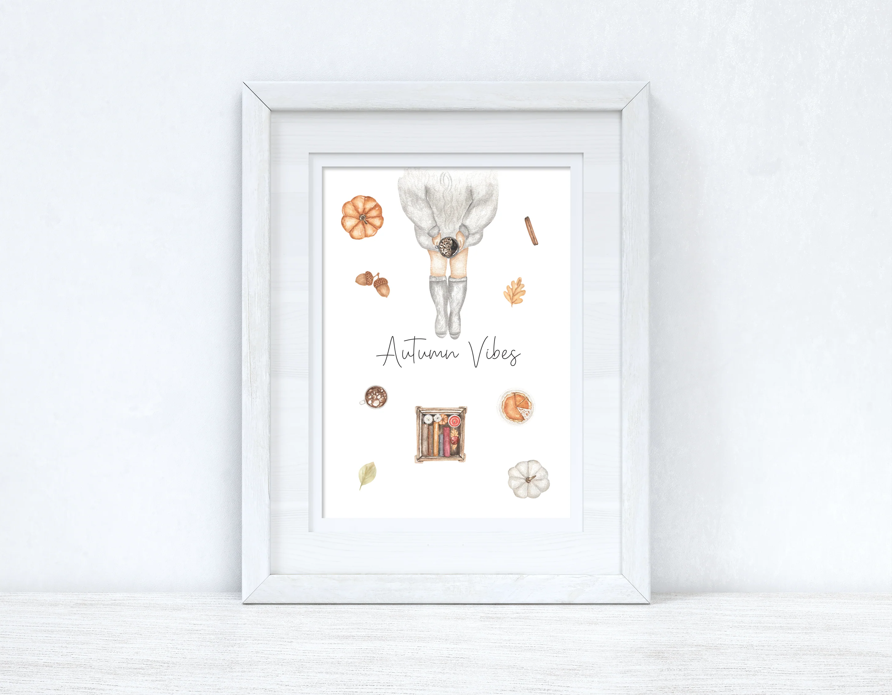 Autumn Vibes Autumn Seasonal Wall Home Decor Print by WinsterCreations™ Official Store - Image 2
