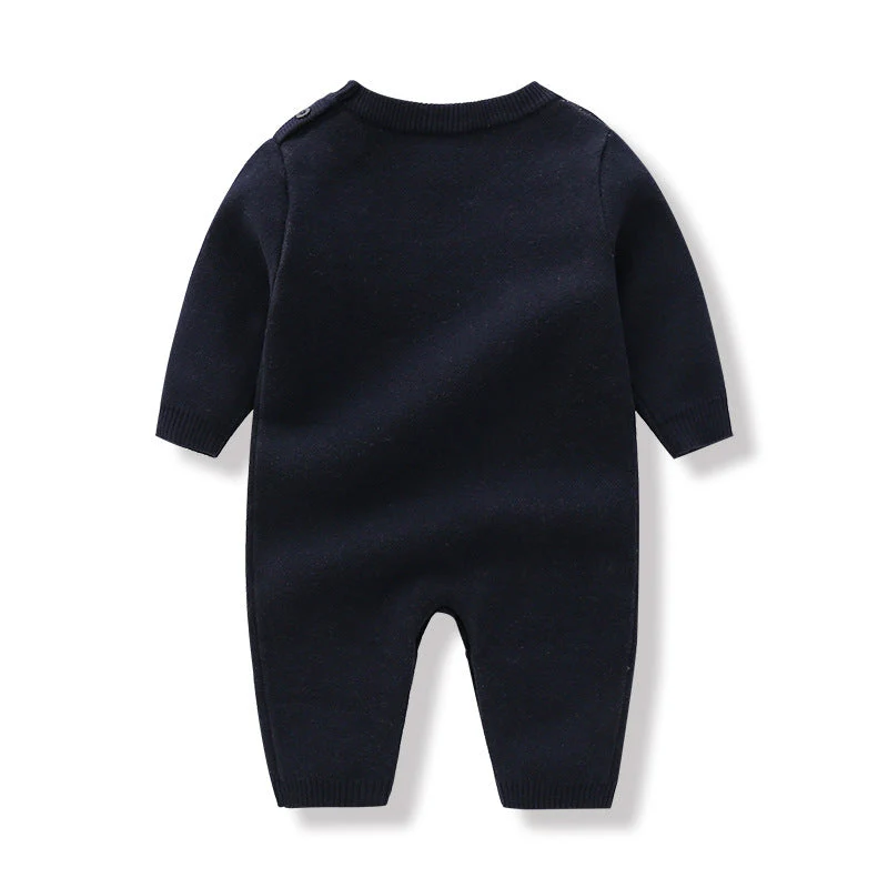 Baby Cartoon Bear Pattern Long Sleeve Quality Romper by MyKids-USA™ - Image 2