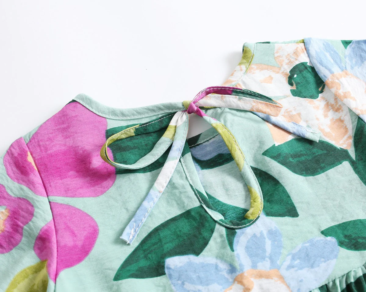 Baby Girl Floral Print O-Neck T-Shirt Combo Trousers 2-Pieces Sets by MyKids-USA™ - Image 21