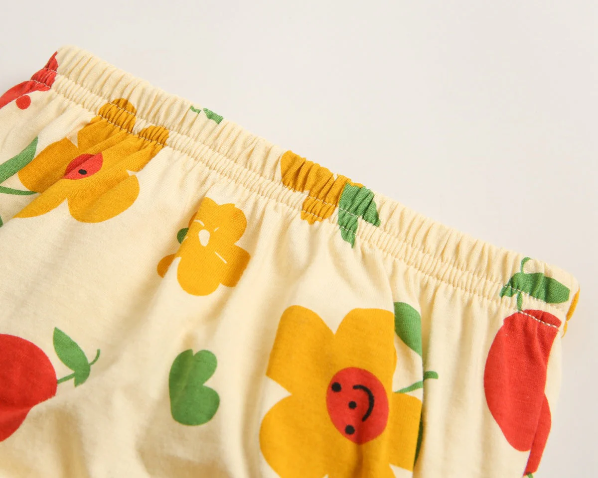 Baby Girl Floral Print Pattern Sleeveless Tops Combo Shorts 2-Pieces Sets In Summer by MyKids-USA™ - Image 13