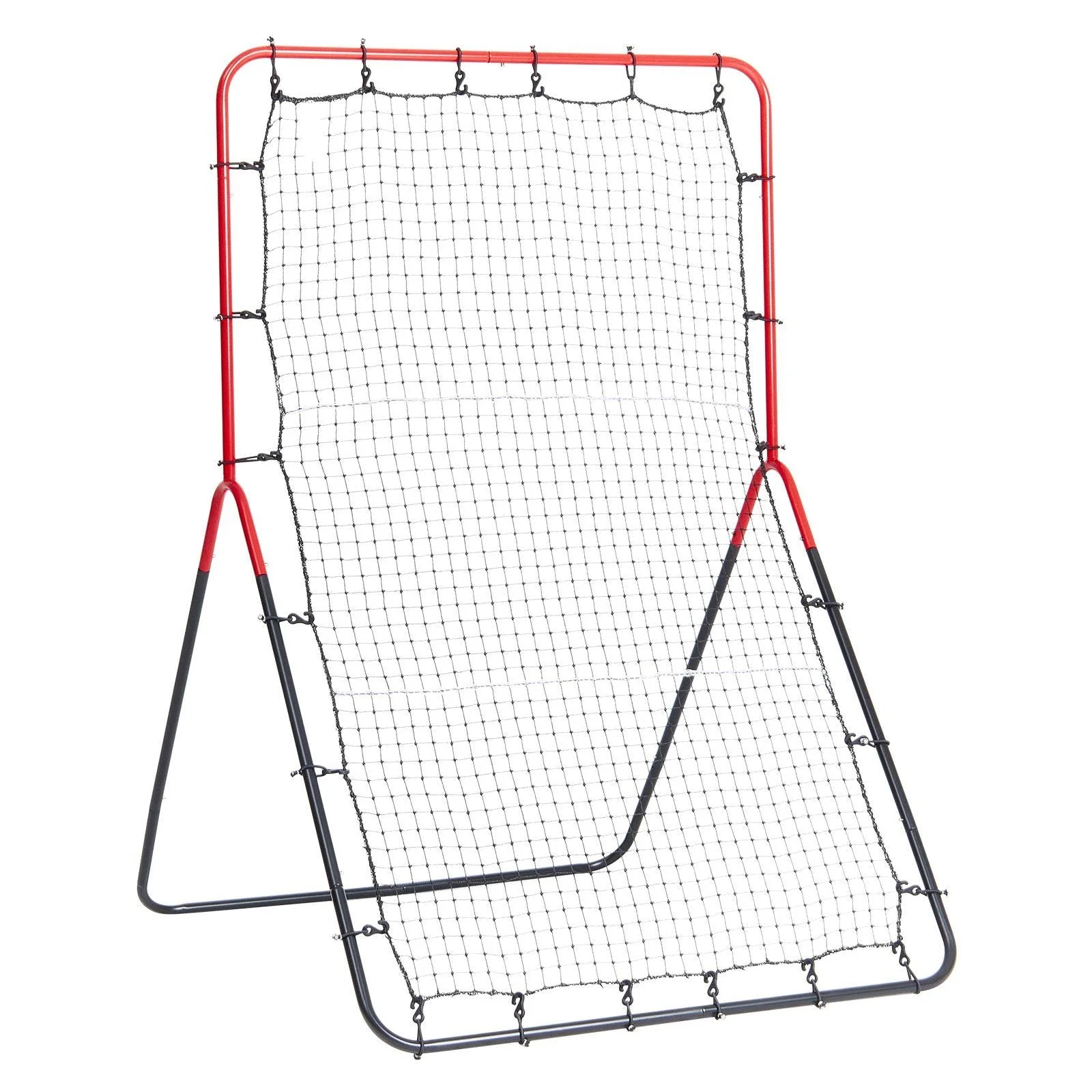 Baseball And Softball Rebounder Net 3x4.5 ft PitchBack 3-Way Trainer