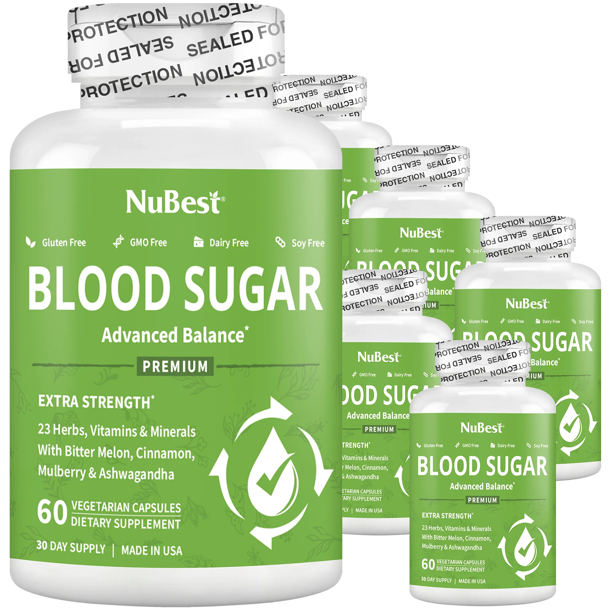 Blood Sugar Supplement, Advanced Formula For Energy Balance, Immunity & Overall Health, 60 Vegan Capsules by NuBest Nutrition® - Image 11