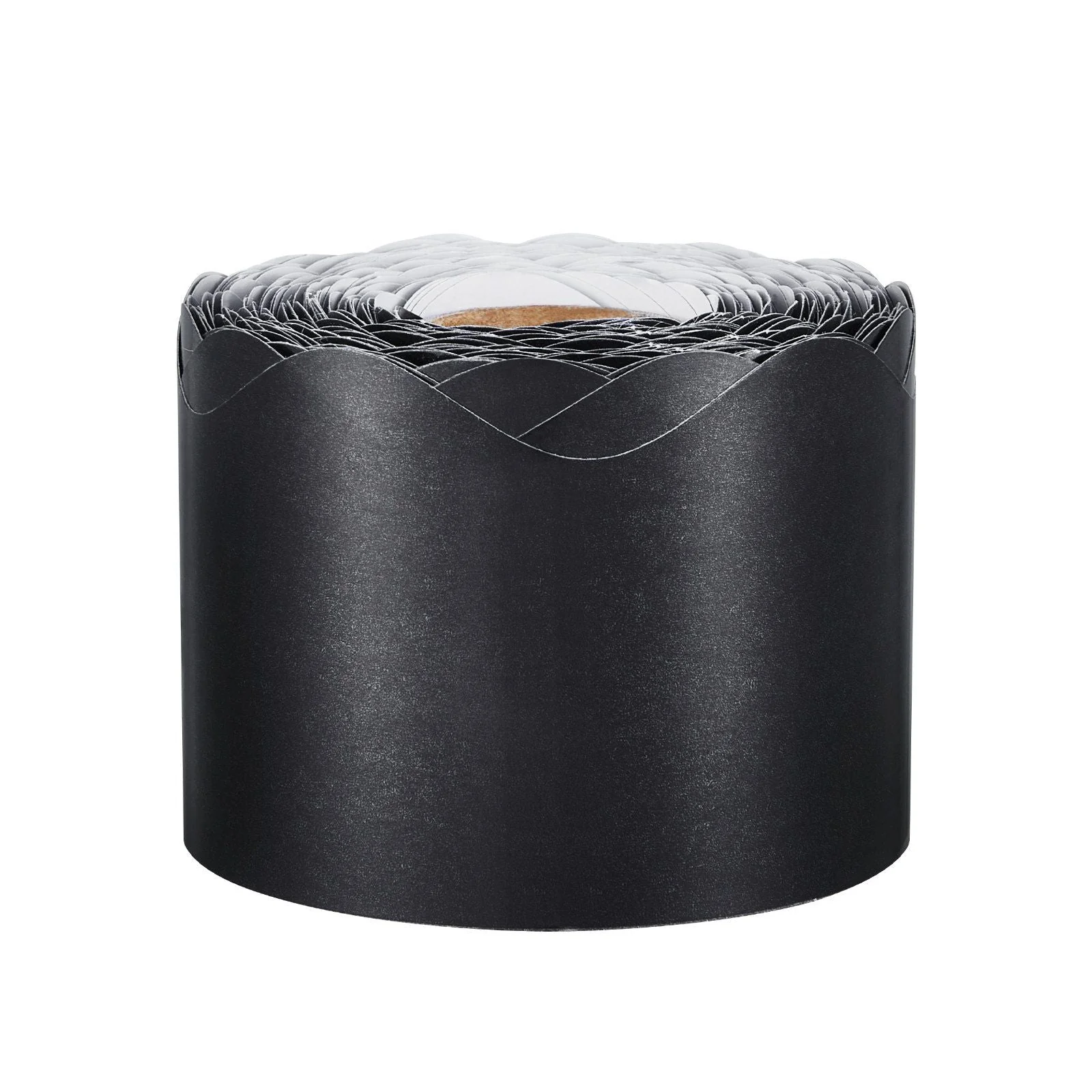 Bulletin Board Border 65.6 Feet Rolled Scalloped Border Trim for School Black