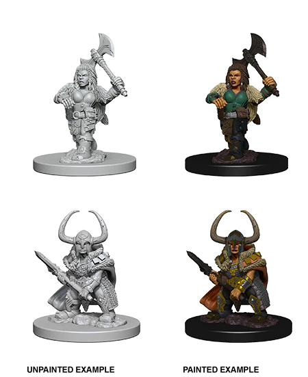 D&D: Nolzur's Marvelous Miniatures - Dwarf Female Barbarian