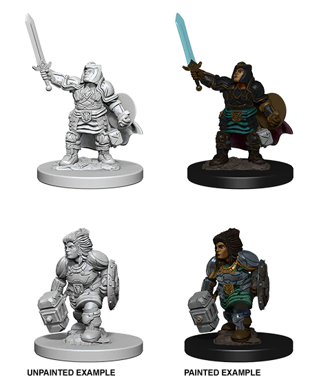 D&D: Nolzur's Marvelous Miniatures - Dwarf Female Paladin