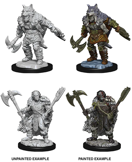 D&D: Nolzur's Marvelous Miniatures - Half-Orc Male Barbarian