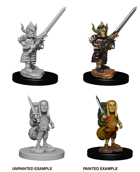 D&D: Nolzur's Marvelous Miniatures - Halfling Male Fighter