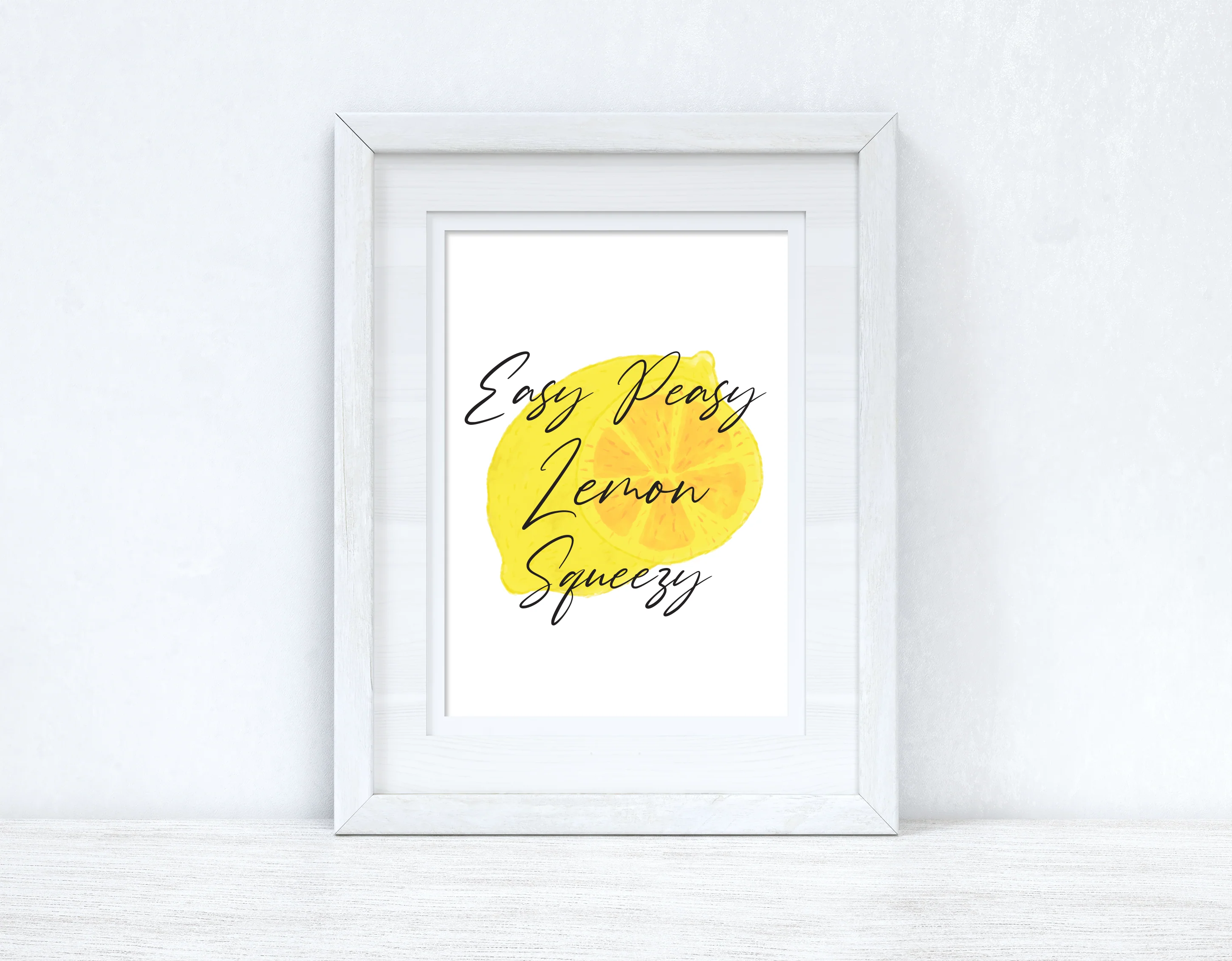 Easy Peasy Lemon Squeezy Summer Seasonal Wall Home Decor Print by WinsterCreations™ Official Store - Image 2