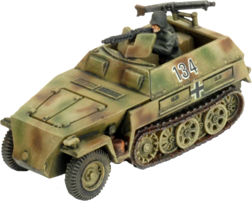 Flames of War: German Armoured SS Reconaissance Company HQ (Late War) - Image 4