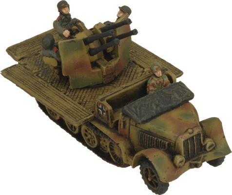 Flames of War: German SD KFZ 7/1 Quad AA Platoon (Mid War) - Image 3