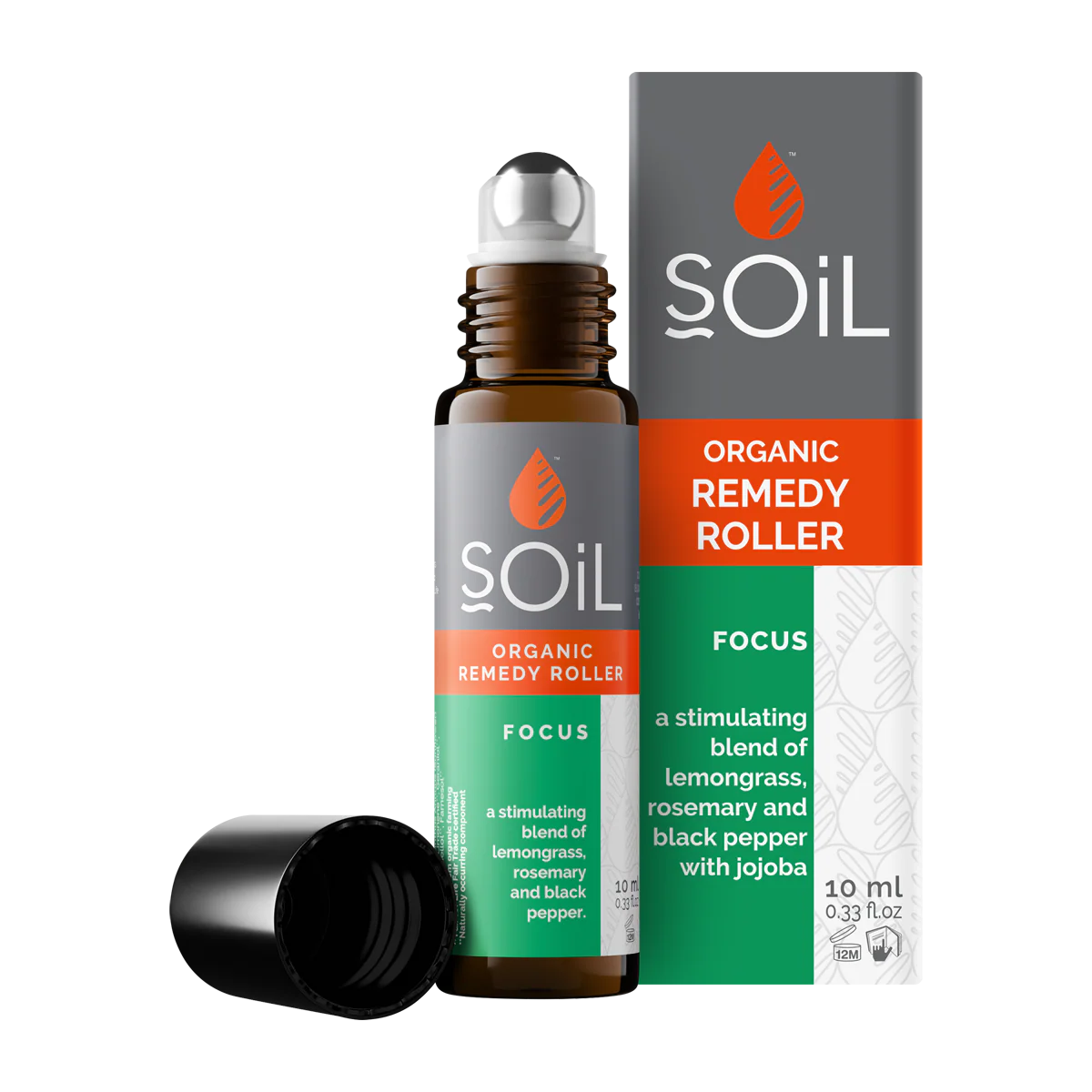 Focus - Organic Remedy Roller 20ml by SOiL Organic Aromatherapy and Skincare