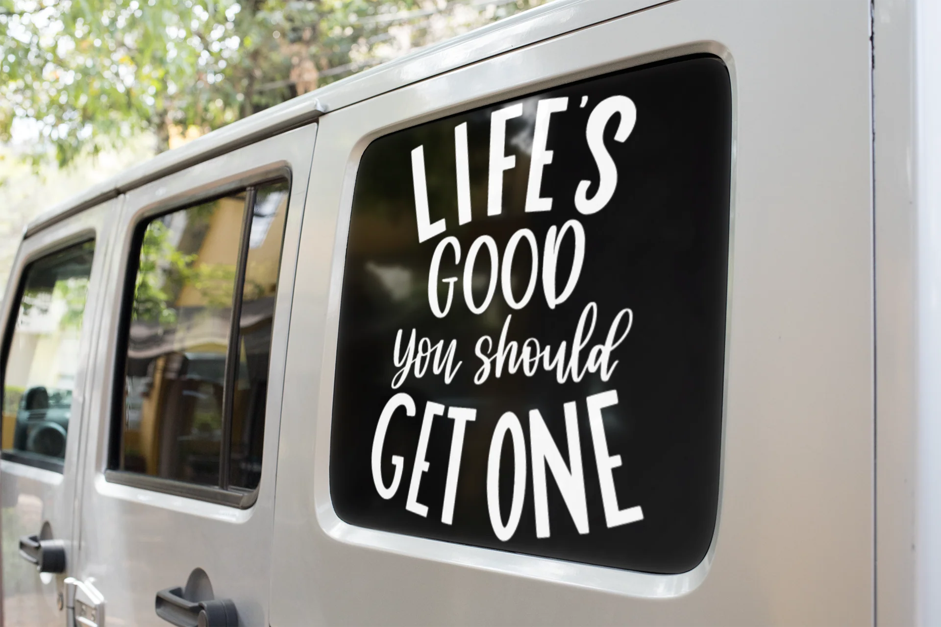 Lifes Good You Should Get One Sarcastic Sticker by WinsterCreations™ Official Store - Image 2
