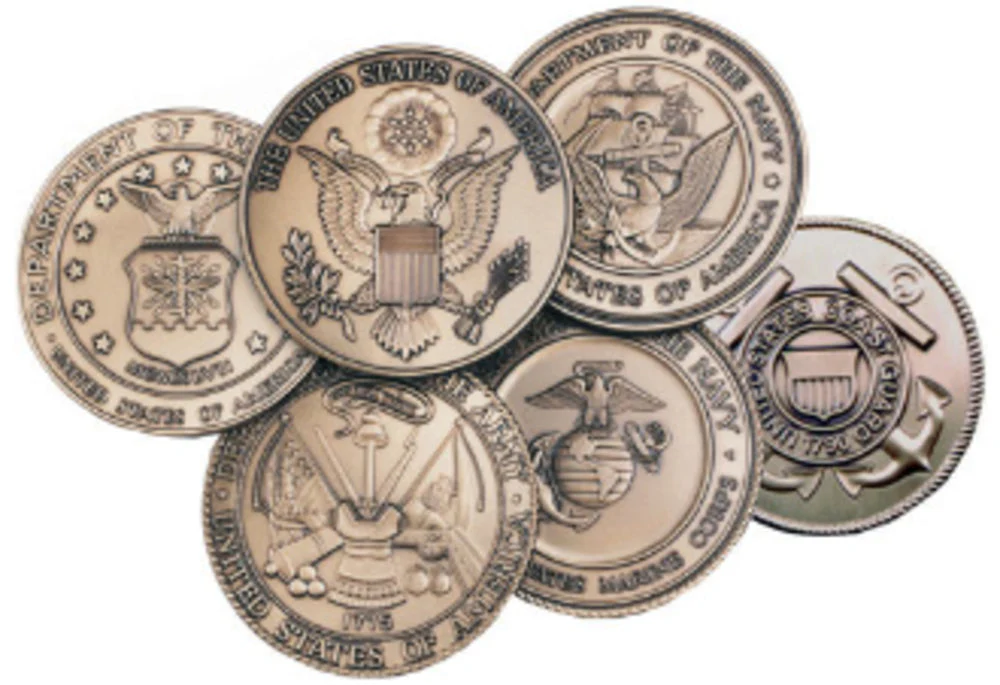 Navy Service Medallion, Brass Navy Medallion by The Military Gift Store - Image 3