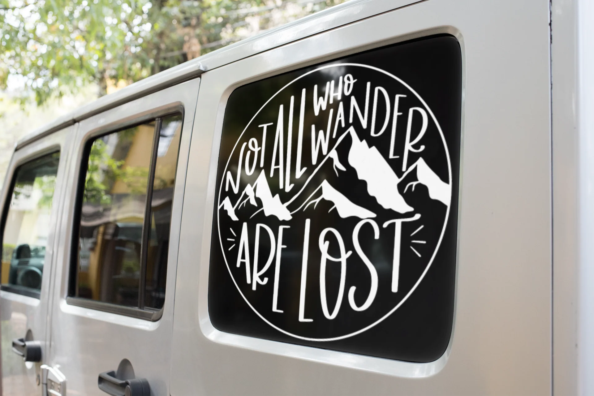 Not All Who Wander Are Lost Adventure Sticker by WinsterCreations™ Official Store - Image 2