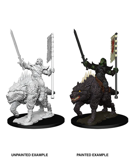 Pathfinder: Deep Cuts - Orc on Dire Wolf