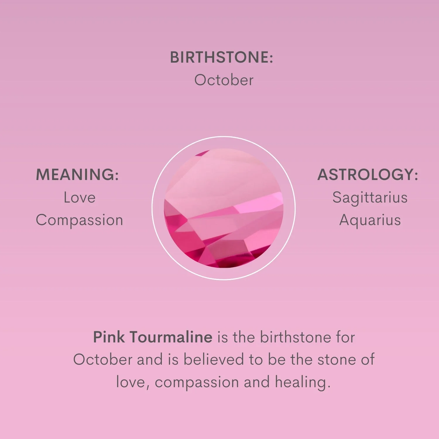 Pink Tourmaline Silver Charm by Little Sky Stone - Image 6