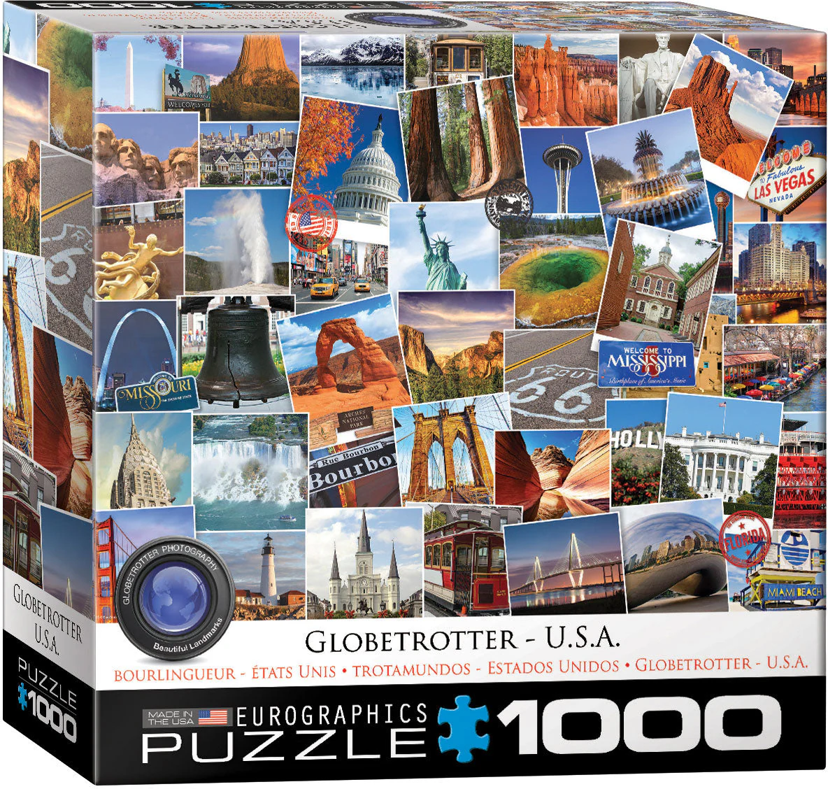 Puzzle: The Globetrotter Collection - Globetrotter USA