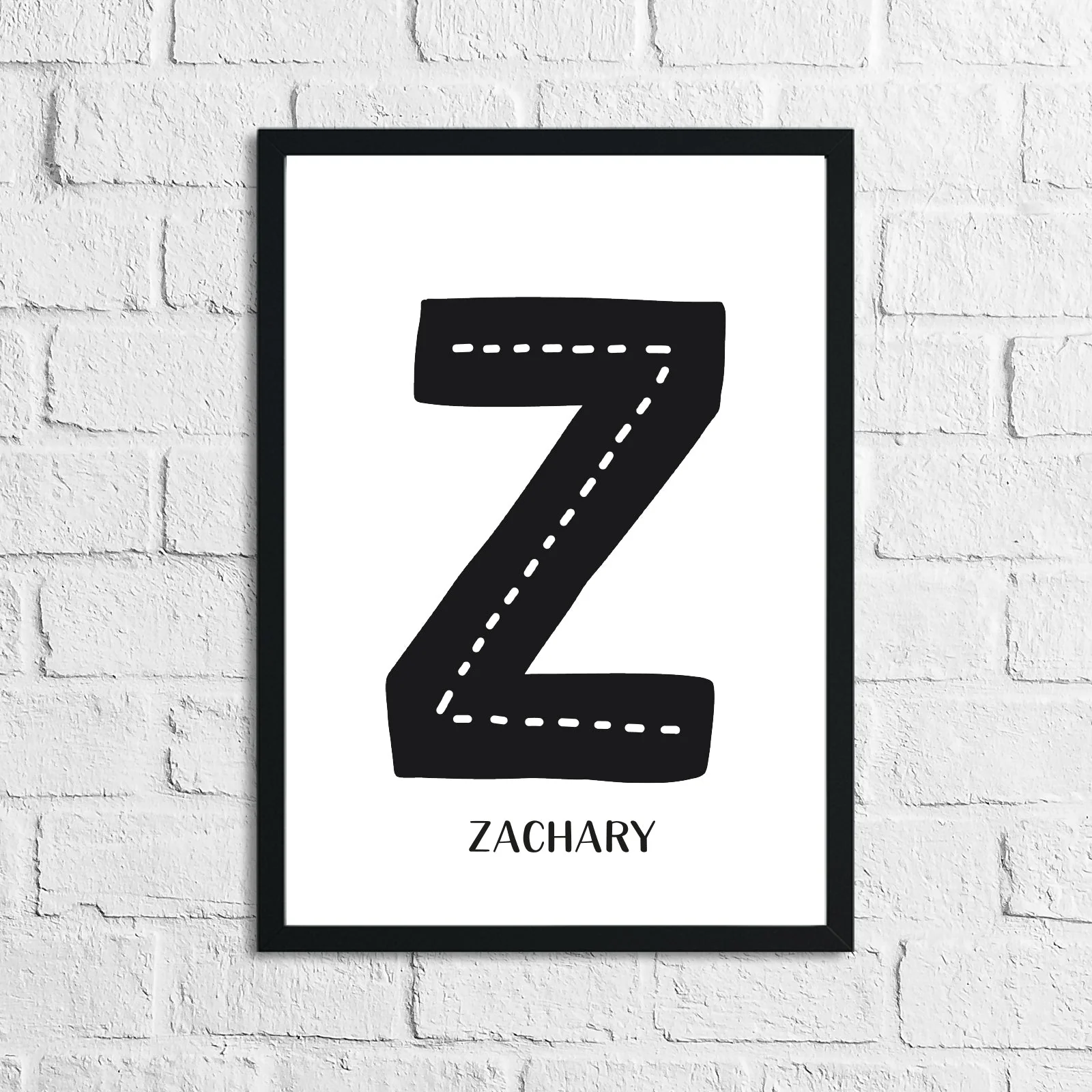 Scandinavian Personalised Name Children's Nursery Bedroom Wall Decor Print by WinsterCreations™ Official Store - Image 4