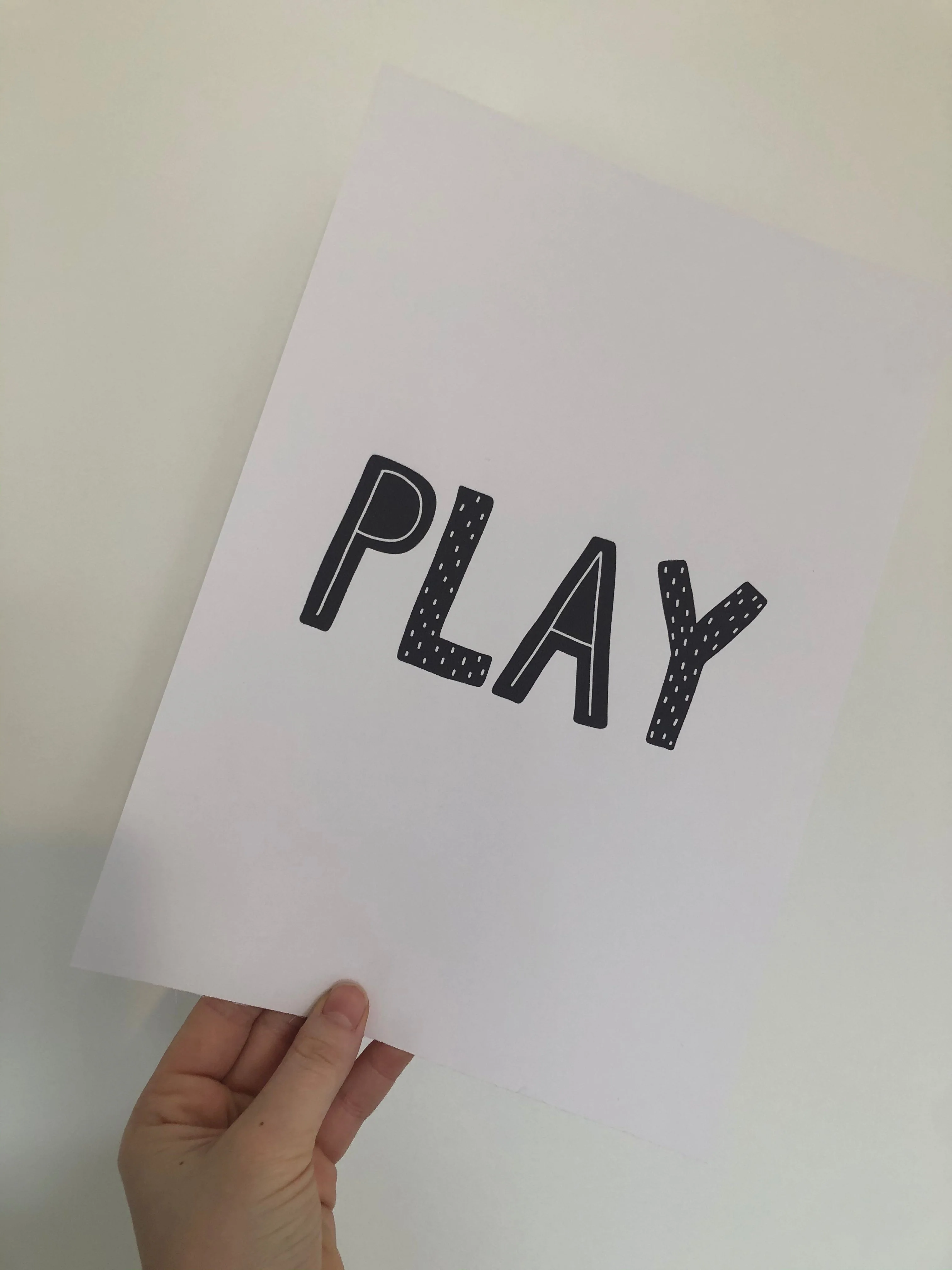 Scandinavian Play Children's Nursery Bedroom Wall Decor Print by WinsterCreations™ Official Store - Image 3