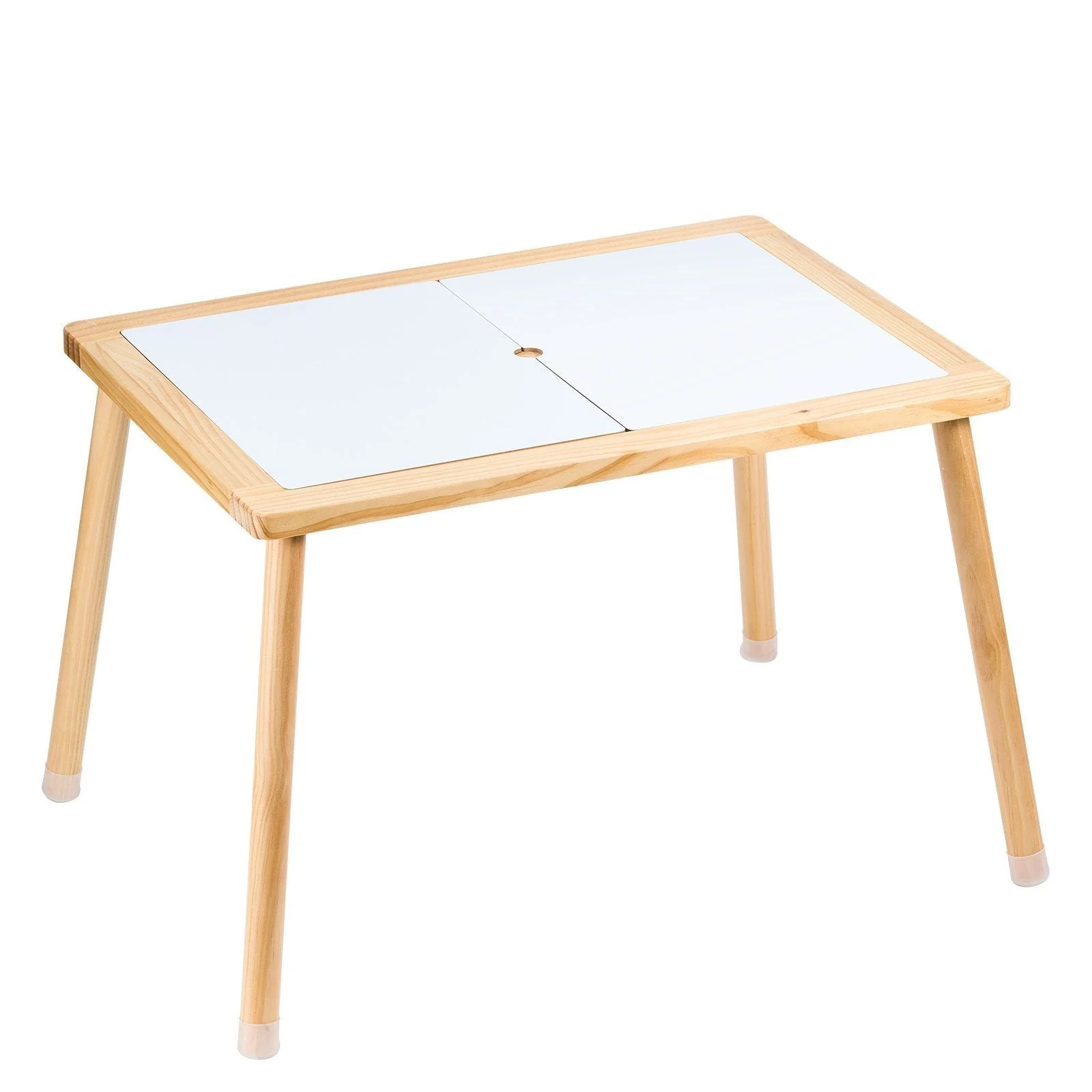Sensory Table for Toddlers, Kids Activity Table with Double-Sided Tabletop & Non-Slip Feet, Indoor/Outdoor Play Activity Table, Wooden Sensory Table for Drawing Studying, Ideal Gift for Boy Girl