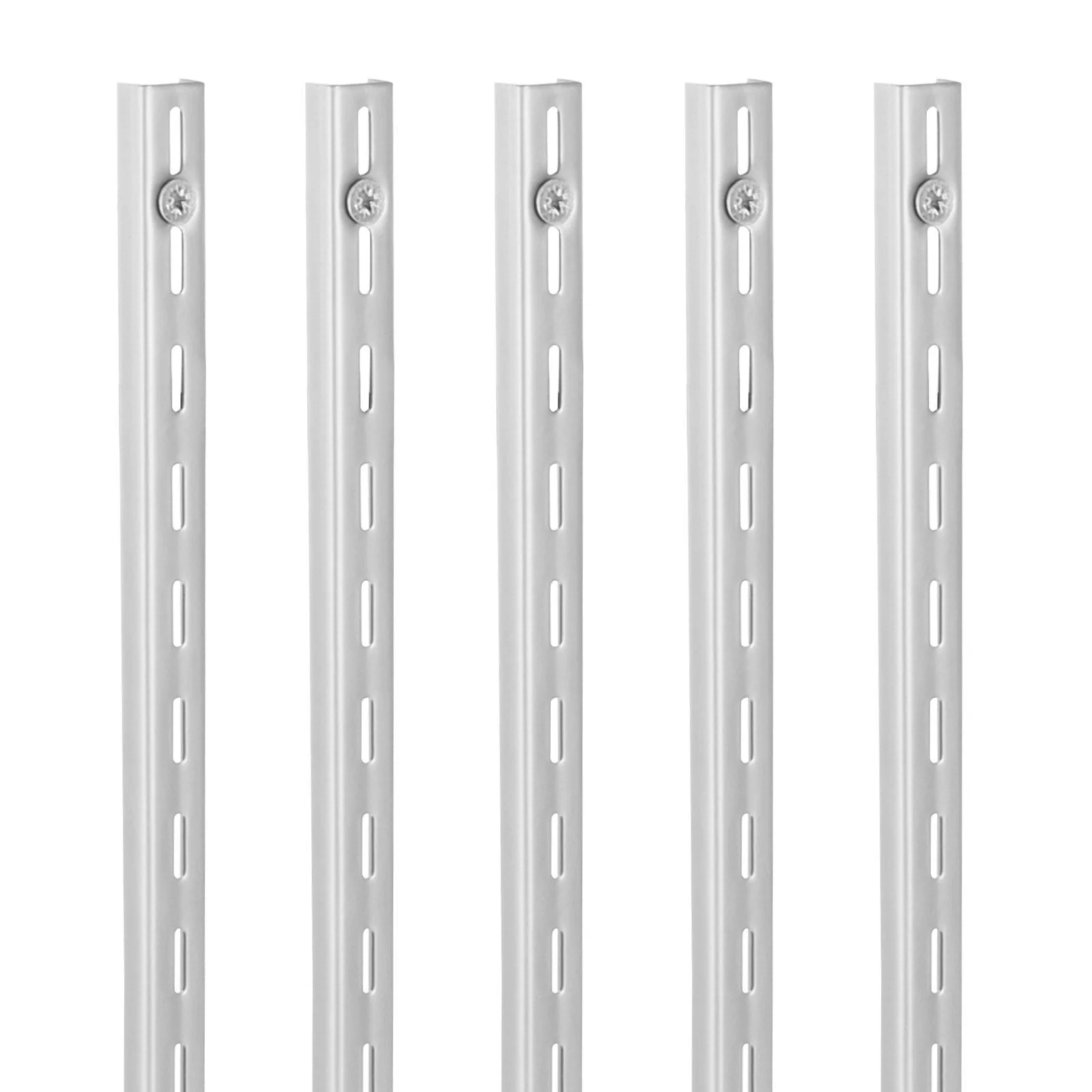 Shelf Track 39-inch 10 Pack Adjustable Steel Wall Mounted Shelf Pilaster