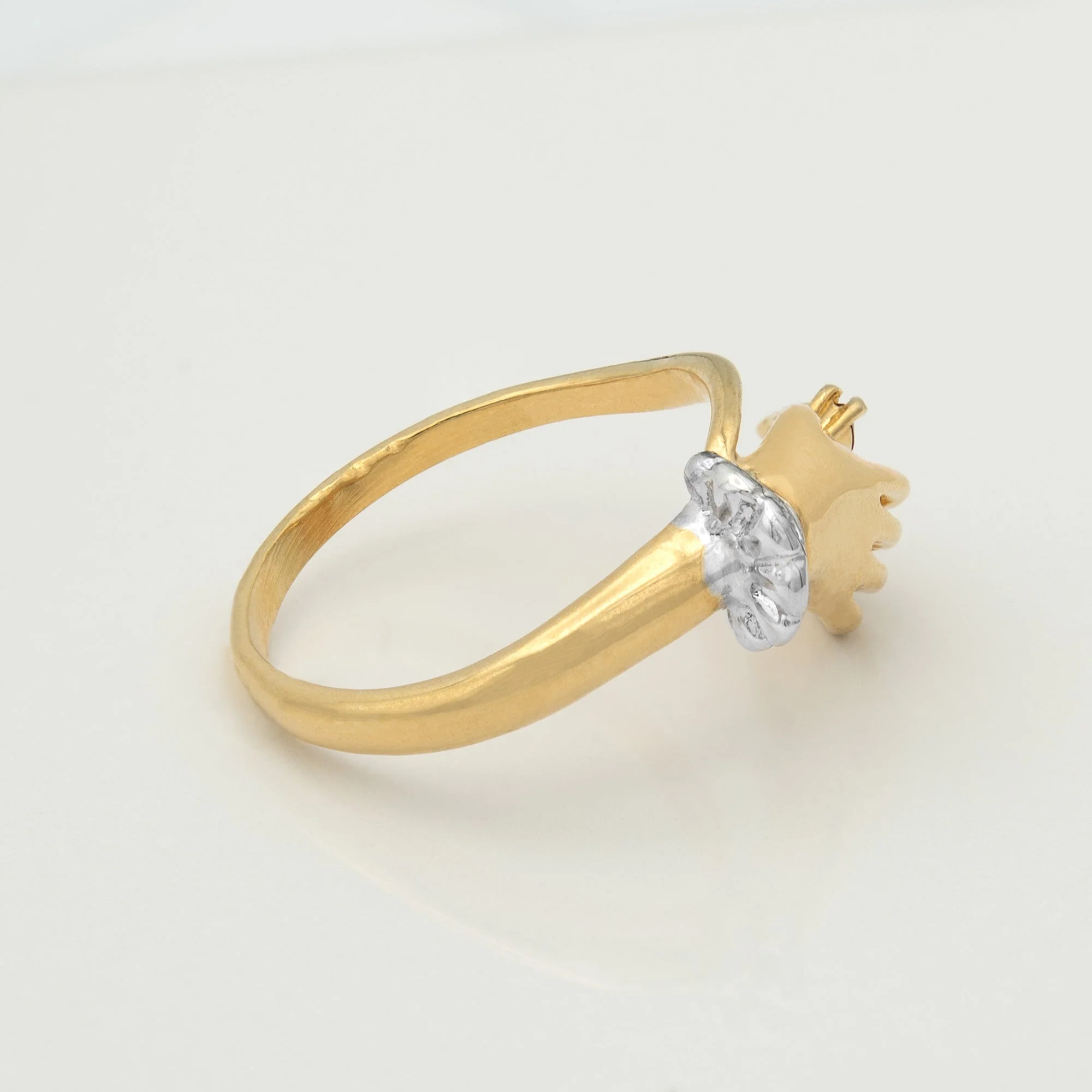 Vintage Austrian Crystals 18k Yellow Gold Matte or Polished Finish Made in USA by PVD Vintage Jewelry - Image 11