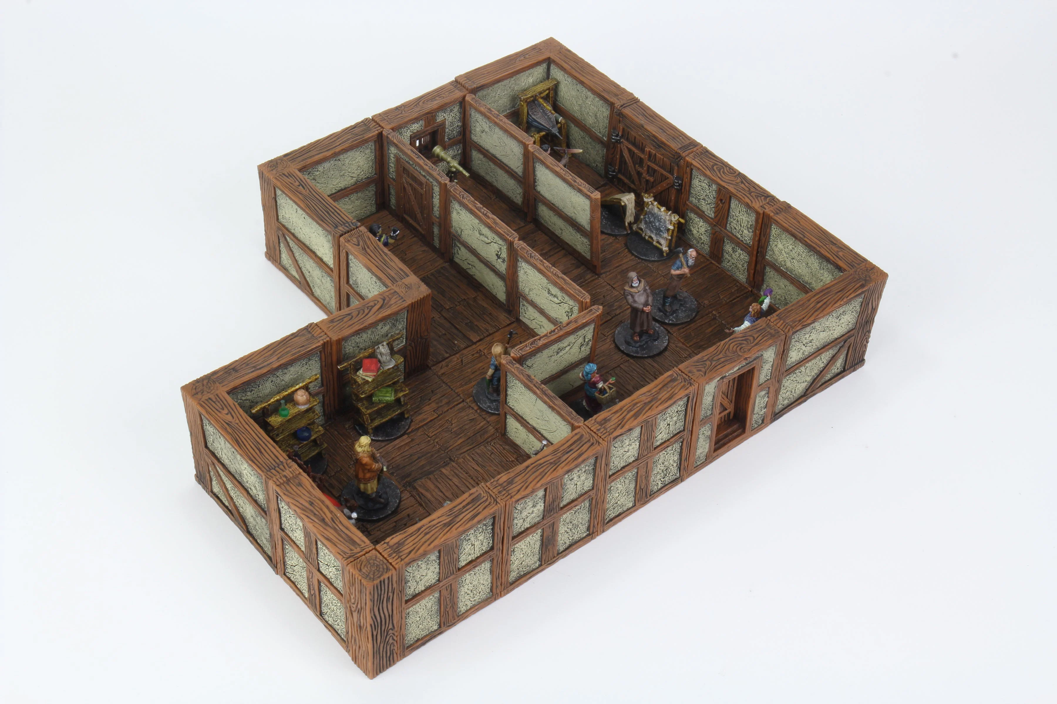 WarLock Tiles: Town & Village II - Full Height Plaster Walls Expansion - Image 7