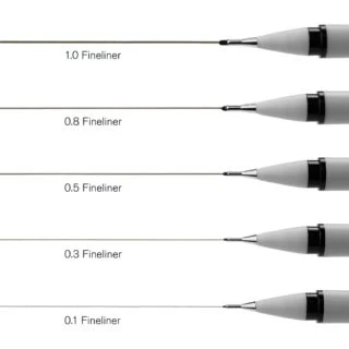 Winsor & Newton: Fineliner - Black 0.8 - Image 3