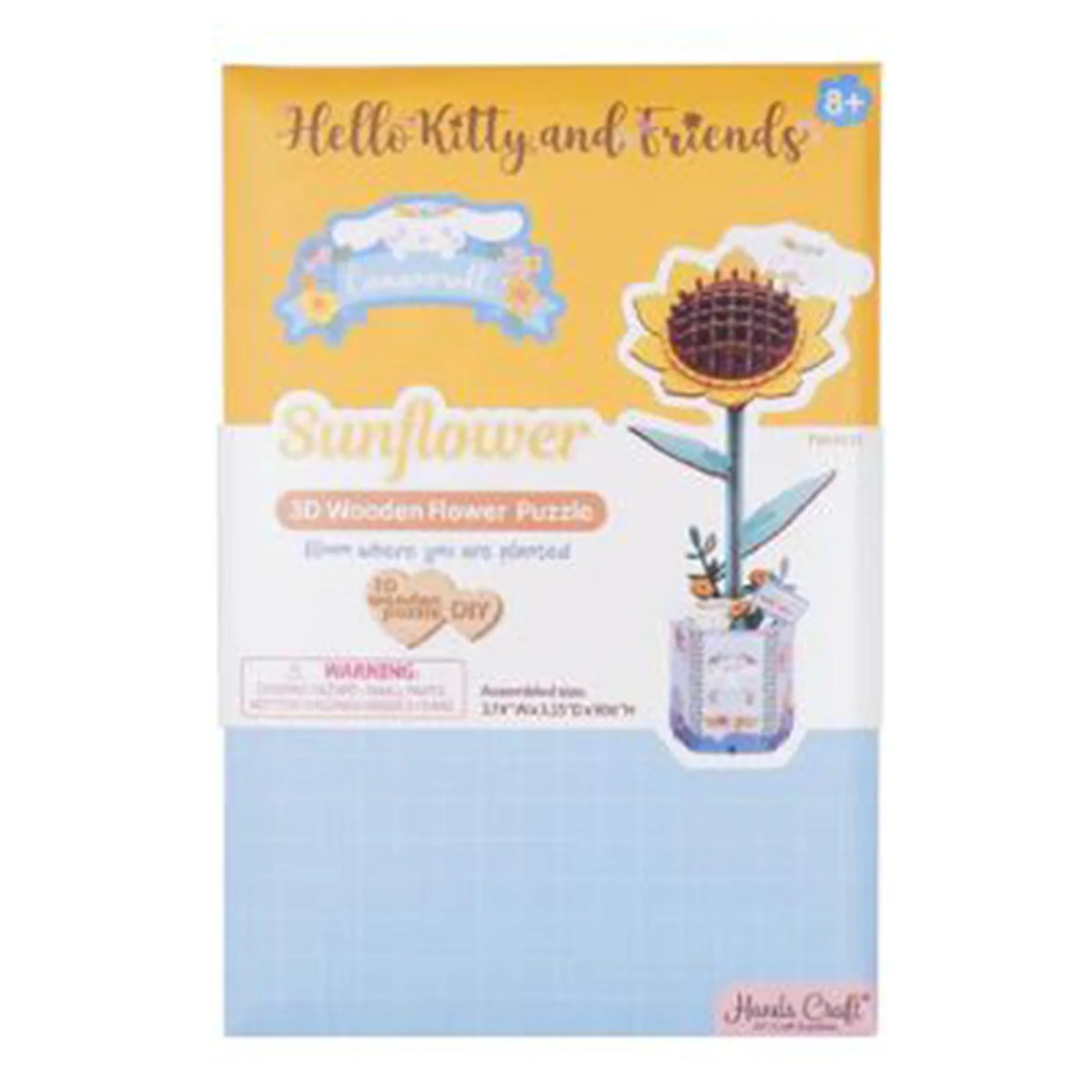 Wooden Puzzle: Hello Kitty® and Friends Cinnamonroll Sunflower - Image 2